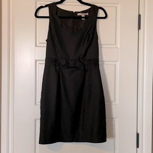 Black Dress with Scallop Neckline